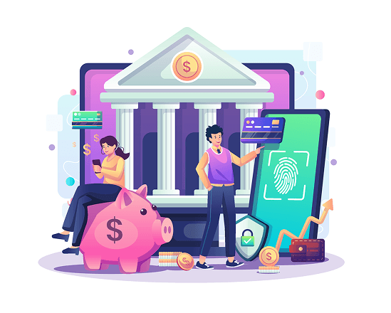Company profile support illustration