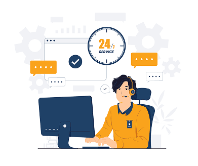 Contact support illustration
